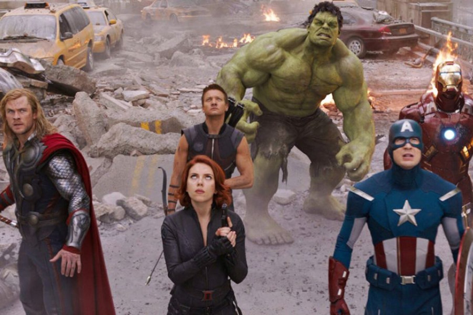 Varios personajes 'The Avengers'