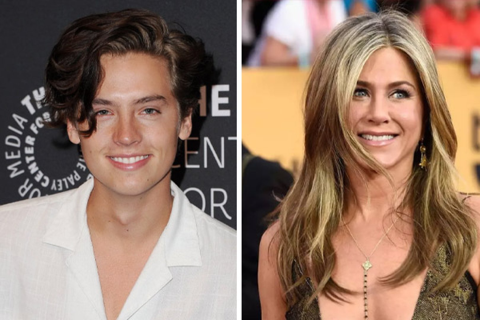 Cole Sprouse y Jennifer Aniston