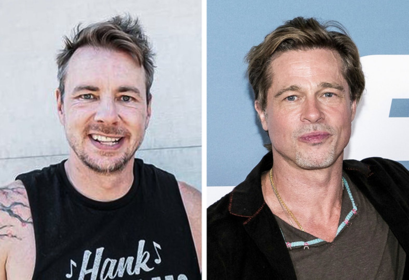 Dax Shepard y Brad Pitt