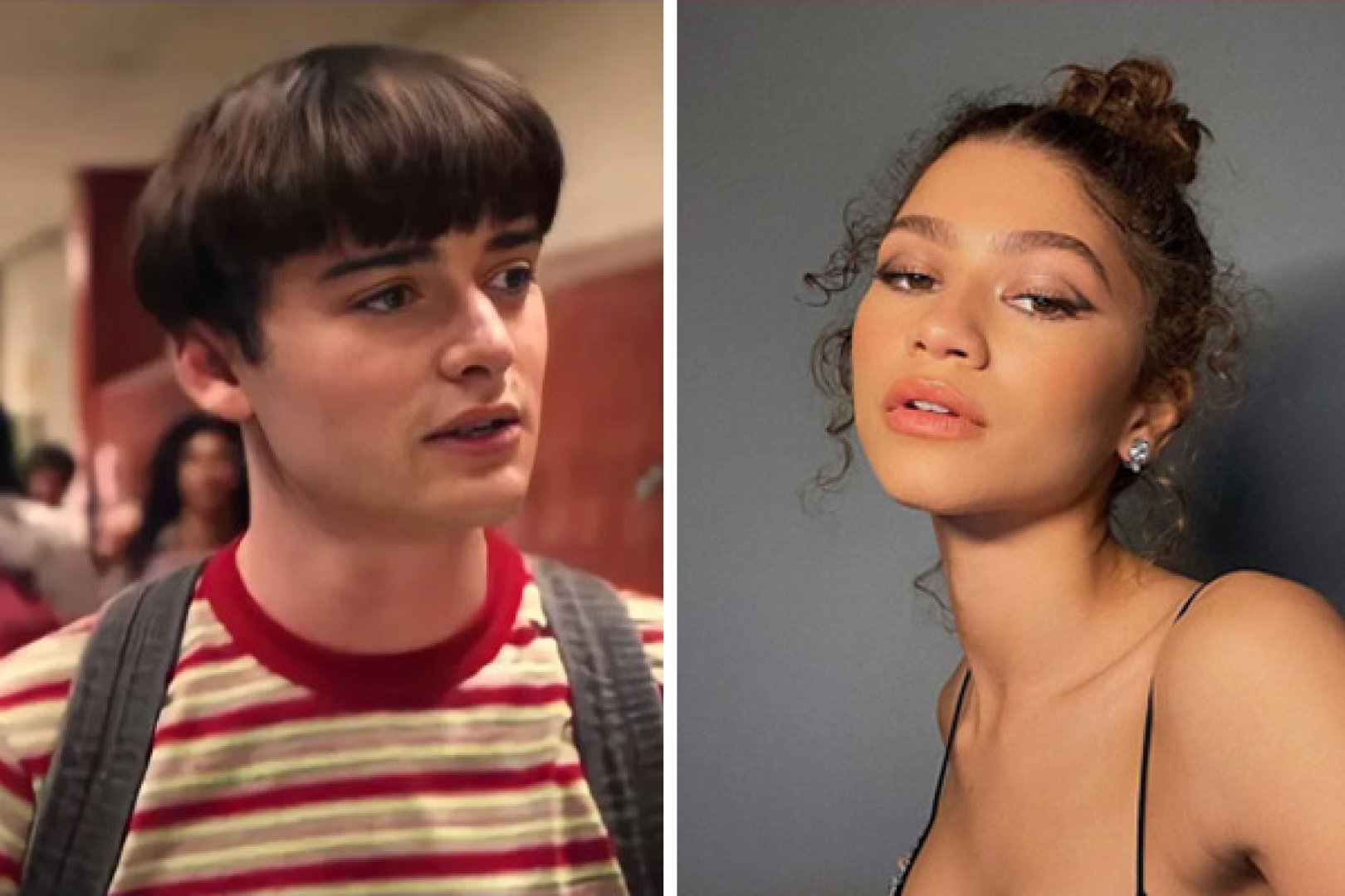 Noah Schnapp y Zendaya