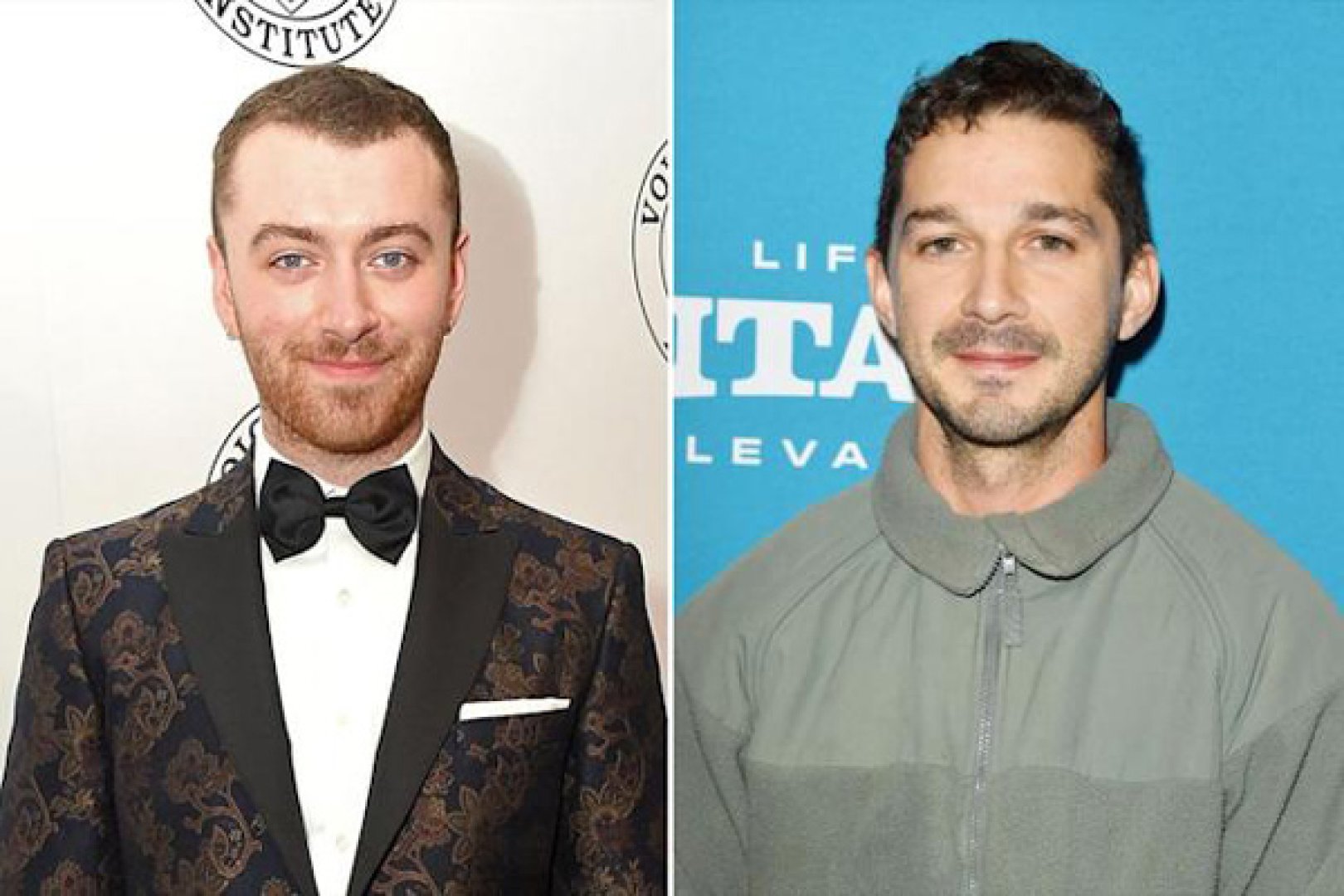 Sam Smith y Shia LaBeouf